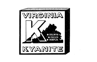 VIRGINIA KYANITE K DILLWYN CULLEN PAMPLIN logo