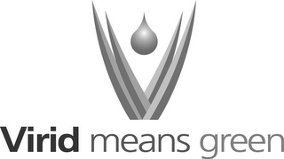 VIRID MEANS GREEN logo