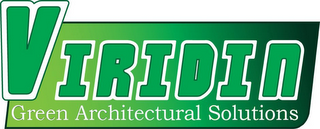 VIRIDIN GREEN ARCHITECTURAL SOLUTIONS logo