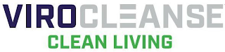 VIROCLEANSE CLEAN LIVING logo