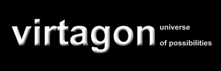 VIRTAGON UNIVERSE OF POSSIBILITIES logo
