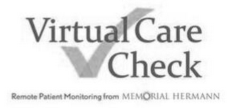 VIRTUAL CARE CHECK REMOTE PATIENT MONITORING FROM MEMORIAL HERMANN logo