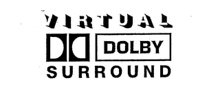 VIRTUAL DOLBY SURROUND logo