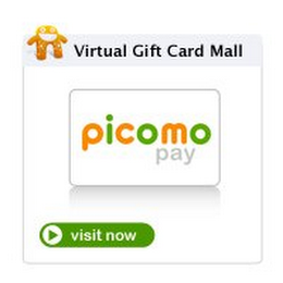 VIRTUAL GIFT CARD MALL PICOMO PAY VISIT NOW logo