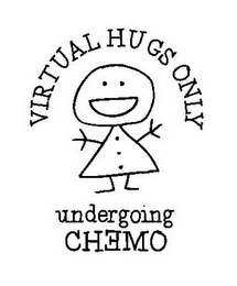 VIRTUAL HUGS ONLY UNDERGOING CHEMO logo