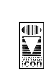 VIRTUAL ICON BLUE RED logo