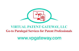 VIRTUAL PATENT GATEWAY, LLC GO-TO PARALEGAL SERVICES FOR PATENT PROFESSIONALS WWW.VPGATEWAY.COM logo