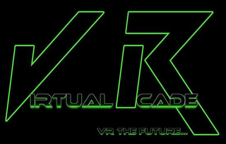 VIRTUAL RCADE VR THE FUTURE... logo