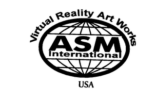 VIRTUAL REALITY ART WORKS ASM INTERNATIONAL USA logo