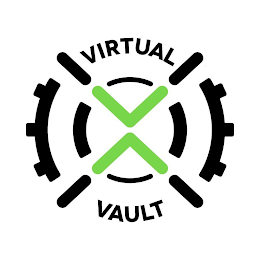 VIRTUAL VAULT VV logo