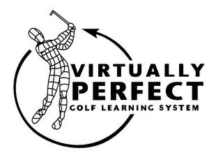 VIRTUALLY PERFECT GOLF LEARNING SYSTEM logo