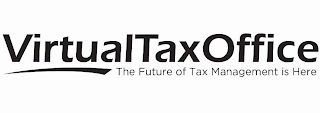 VIRTUALTAXOFFICE THE FUTURE OF TAX MANAGEMENT IS HERE logo