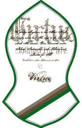 VIRTUE CLOTHING FOR LIFE WE PLEDGE ALLEGIANCE TO THE MOST HIGH, WORSHIPING NONE BUT HE, AND TO THE TRUTH FOR WHICH HE STANDS, ONE UMMAH UNDER ISLAM, INDIVISIBLE, WITH LIBERTY AND JUSTICE FOR ALL. ESTABLISHED IN TWO THOUSAND AND FIVE VIRTUE CLOTHING FOR LIFE logo
