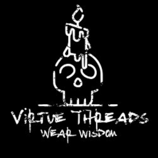 VIRTUE THREADS WEAR WISDOM logo