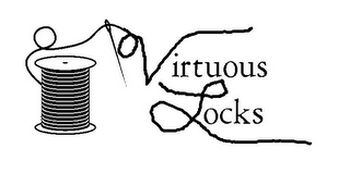 VIRTUOUS LOCKS logo