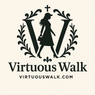 VIRTUOUS WALK VIRTUOUSWALK.COM logo