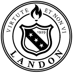 VIRTUTE ET NON VI 1929 LANDON logo