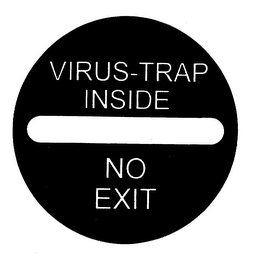 VIRUS-TRAP INSIDE NO EXIT logo
