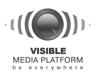 VISIBLE MEDIA PLATFORM BE EVERYWHERE logo