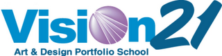 VISION 21 ART & DESIGN PORTFOLIO SCHOOL logo