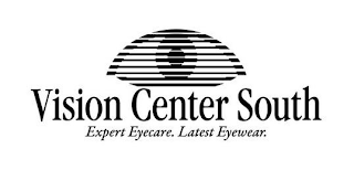 VISION CENTER SOUTH EXPERT EYECARE. LATEST EYEWEAR. logo