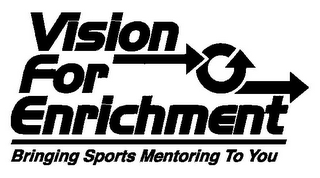 VISION FOR ENRICHMENT BRINGING SPORTS MENTORING TO YOU logo