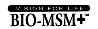VISION FOR LIFE BIO-MSM+ logo