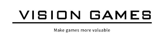 VISION GAMES MAKE GAMES MORE VALUABLE logo