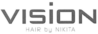 VISION HAIR BY NIKITA logo