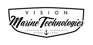 VISION MARINE TECHNOLOGIES SINCE 1995 logo