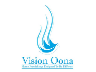 VISION OONA HOME FURNISHINGS DESIGNED TO BE DIFFERENT logo