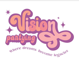 VISION PARTYING WHERE DREAMS BECOME LEGACIES logo