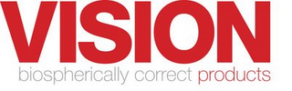 VISION PRODUCTS BIOSPHERICALLY CORRECT logo