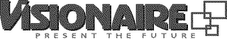 VISIONAIRE PRESENT THE FUTURE logo