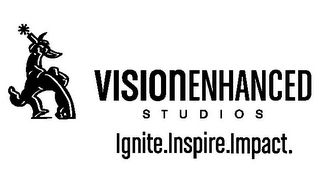 VISIONENHANCED STUDIOS IGNITE.INSPIRE.IMPACT. logo