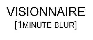 VISIONNAIRE [1MINUTE BLUR] logo