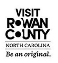 VISIT ROWAN COUNTY NORTH CAROLINA BE AN ORIGINAL logo
