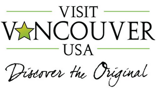 VISIT VANCOUVER USA DISCOVER THE ORIGINAL logo
