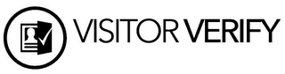 VISITOR VERIFY logo