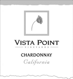 VISTA POINT VINEYARDS CHARDONNAY CALIFORNIA logo