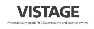 VISTAGE PRIVATE ADVISORY BOARDS FOR CEOS, EXECUTIVES AND BUSINESS OWNERS logo