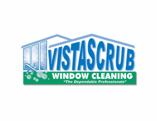 VISTASCRUB WINDOW CLEANING THE DEPENDABLE PROFESSIONALS logo