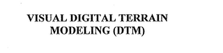 VISUAL DIGITAL TERRAIN MODELING (DTM) logo
