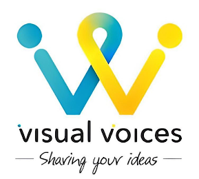 VISUAL VOICES -SHARING YOUR IDEAS- logo