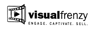 VISUALFRENZY ENGAGE. CAPTIVATE. SELL. logo