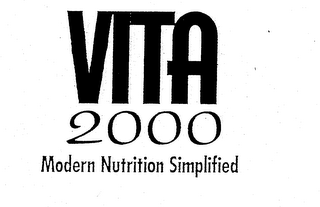 VITA 2000 MODERN NUTRITION SIMPLIFIED logo