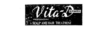 VITA-D HOWELL PROFESSIONAL SCALP AND HAIR TREATMENT logo