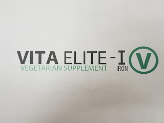 VITA ELITE-I VEGETARIAN SUPPLEMENT V IRON logo