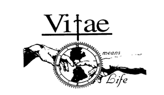 VITAE MEANS LIFE logo
