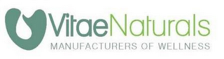 VITAENATURALS MANUFACTURERS OF WELLNESS logo